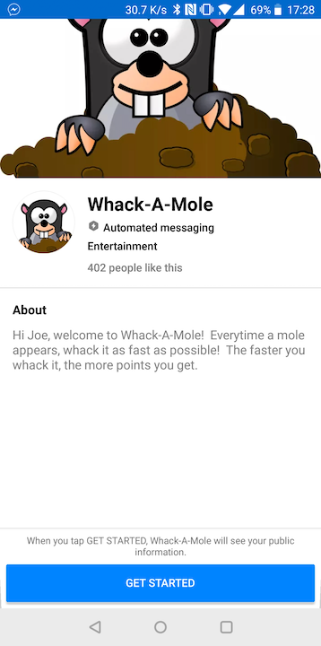 Whack-a-Mole Screenshots